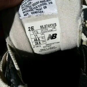 new balance 574 black mens size 11 1990s 2000s era Steve Jobs Cherdleys Dad shoe New Balance | Shoes | New Balance 574 Black Mens Size 1 199s  main image 3